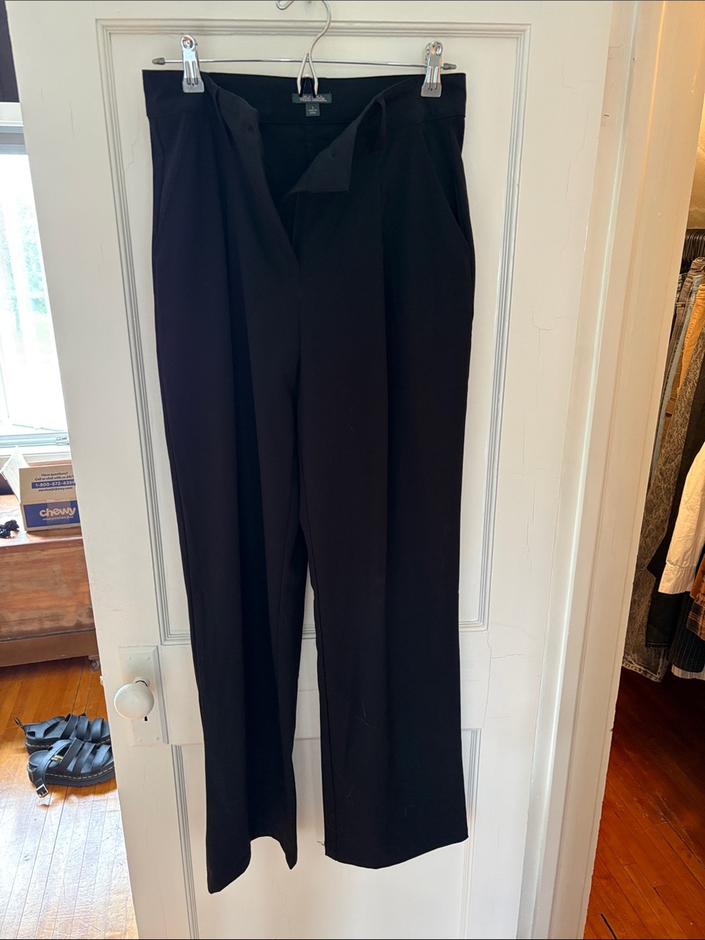 Wild fable Black Wide-Leg Women's Trousers